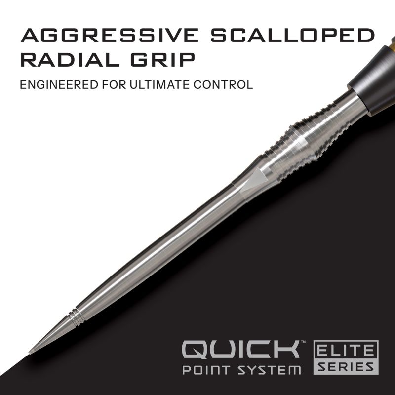 Harrows Quick Points Spire 30/35/40 mm Silber/Schwarz/Gold Wechselspitzen