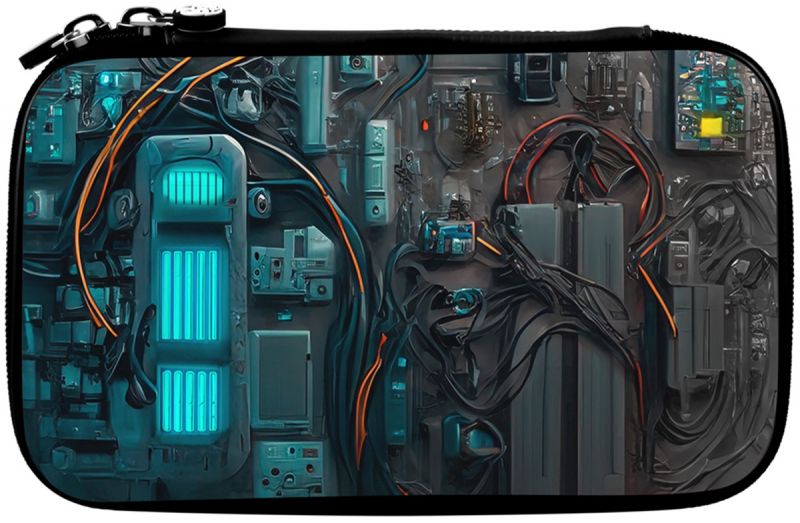 Shot! Tactical Dart Case AI Cyberpunk Dart Tasche
