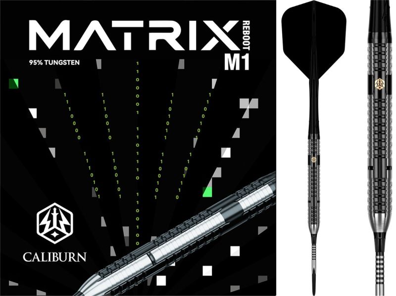 Caliburn Matrix Reboot M1 95% Steeldarts 21/23/25 Gramm Steeldarts