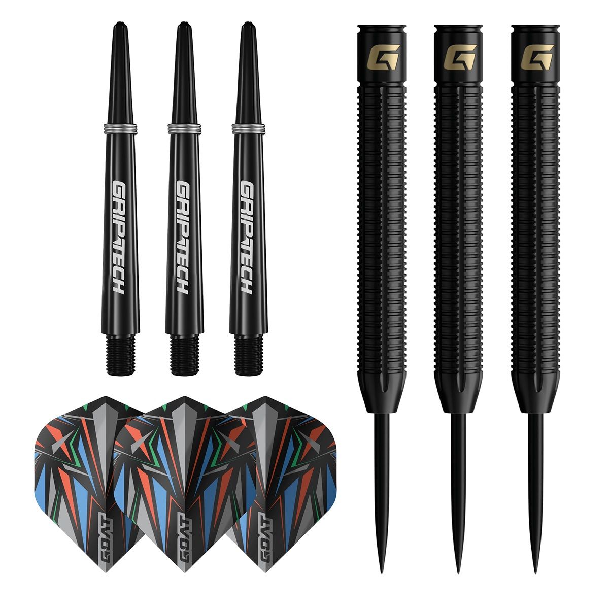 GOAT Athlete Black 90% Steeldarts 23/24/25 Gramm Steeldarts