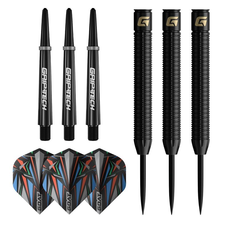 GOAT Athlete Black 90% Steeldarts 23/24/25 Gramm Steeldarts