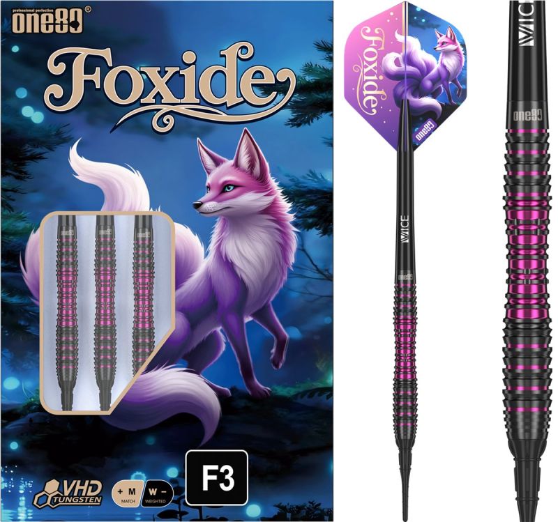 ONE80 Foxide F3 90% Softdarts 18/20 Gramm Softdarts