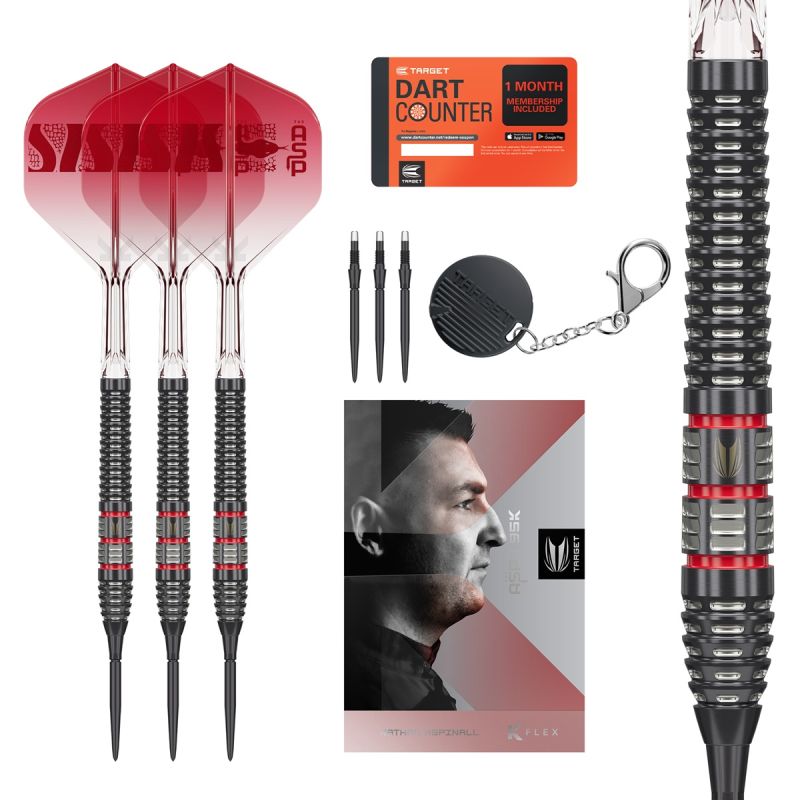 Target Nathan Aspinall 95K Swiss Point 95% Steeldarts 22/24/26 Gramm Steeldarts