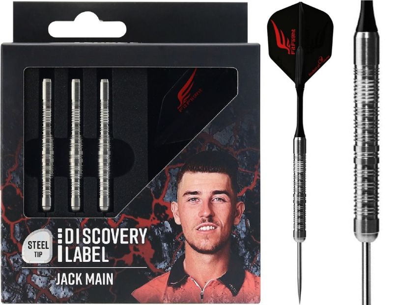 Cosmo Darts Discovery Label Jack Main Steeldart 23/25 Gramm Steeldarts