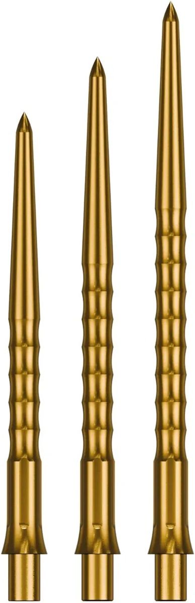 Precise180 EVO Steeldartspitze Gold Ripple 32/36/40 mm Wechselspitzen
