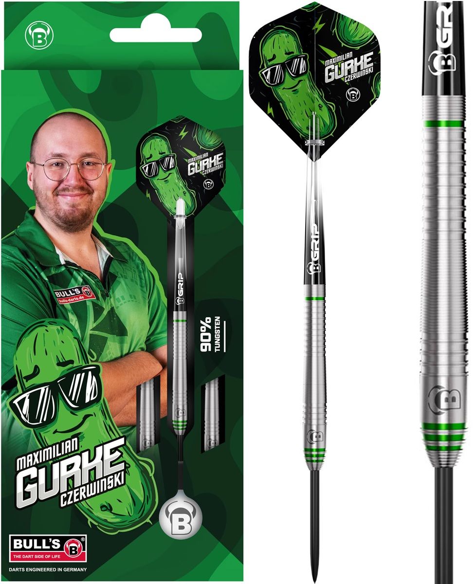 Bull´s Max Gurke Czerwinski 90% Steeldarts 23 Gramm Steeldarts