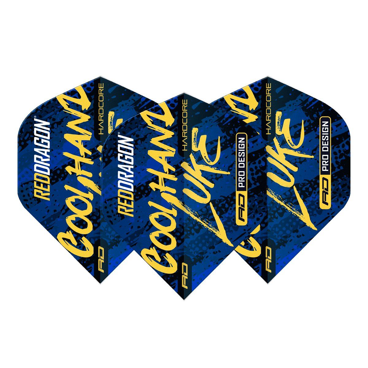 Reddragon Luke Humphries Signature Blue Hardcore Dart Flights Flights