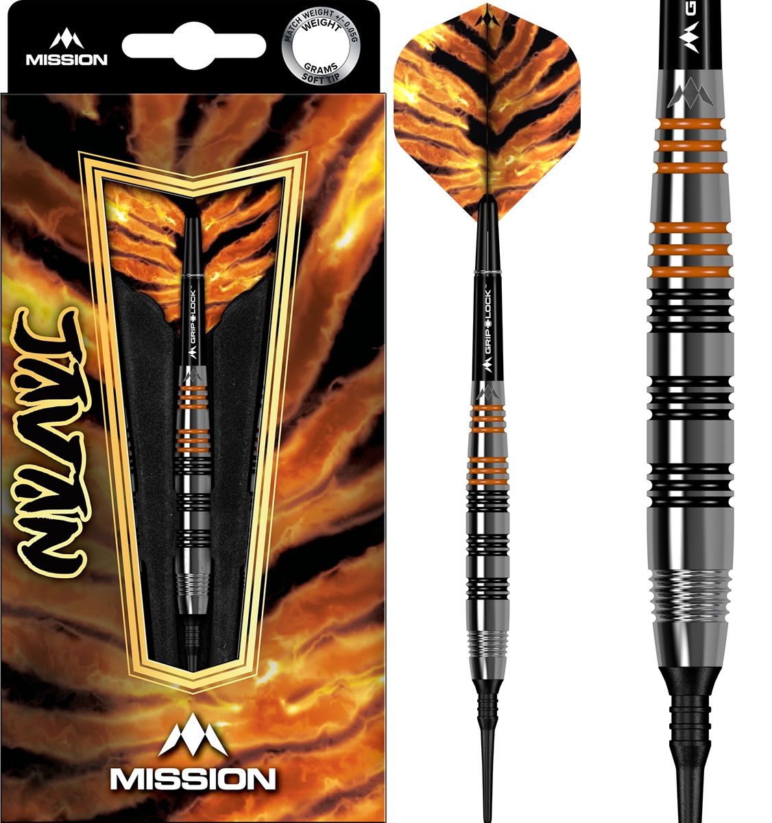 Mission Javan Brass Softdarts 18 Gramm Softdarts
