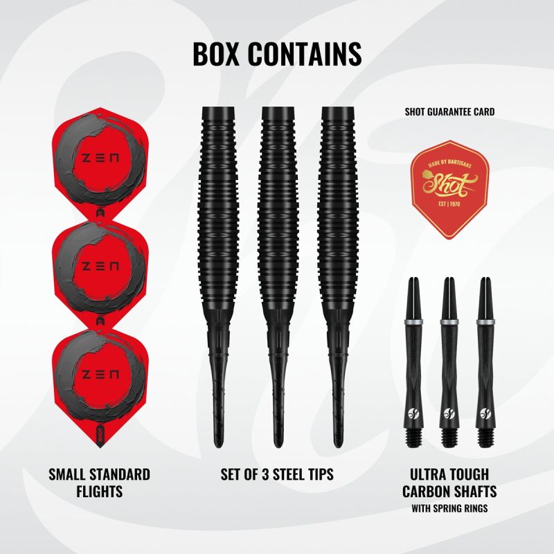 Shot! Zen Bomber 90% Tungsten Softdarts 20 Gramm Softdarts
