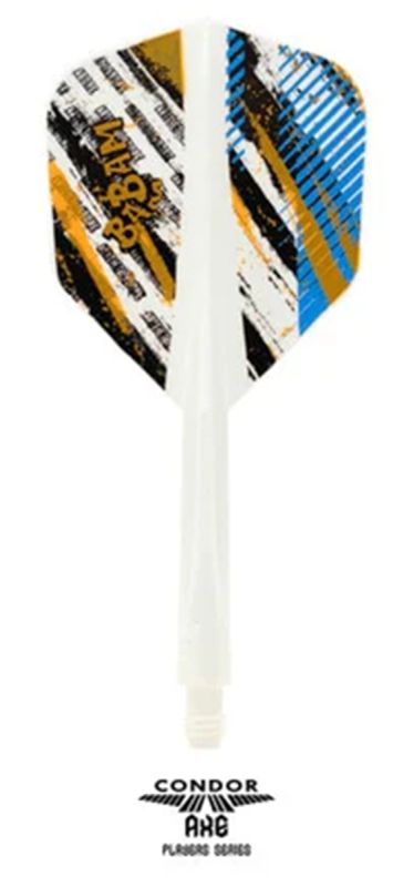 Condor Dart Flights Shafts AXE Bradley Brooks Bam Bam Shape No6 Flights