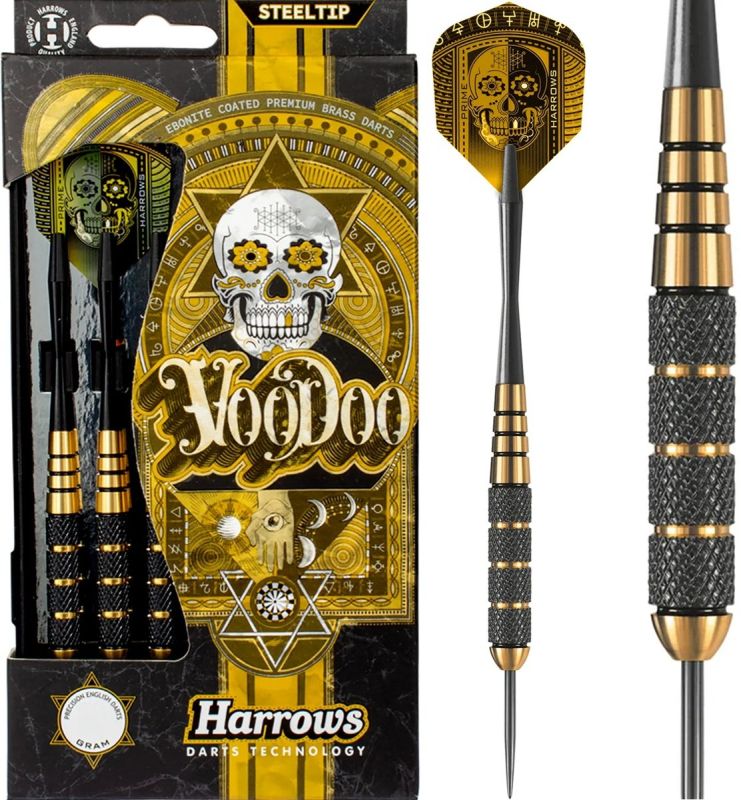 Harrows Voodoo Brass Steeldarts 19/21/23/25/27 Gramm Steeldarts