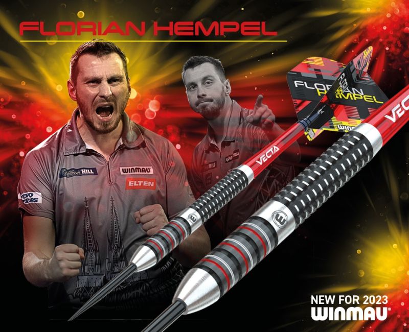 Winmau Florian Hempel 90% Steeldart 23/25 Gramm Steeldarts