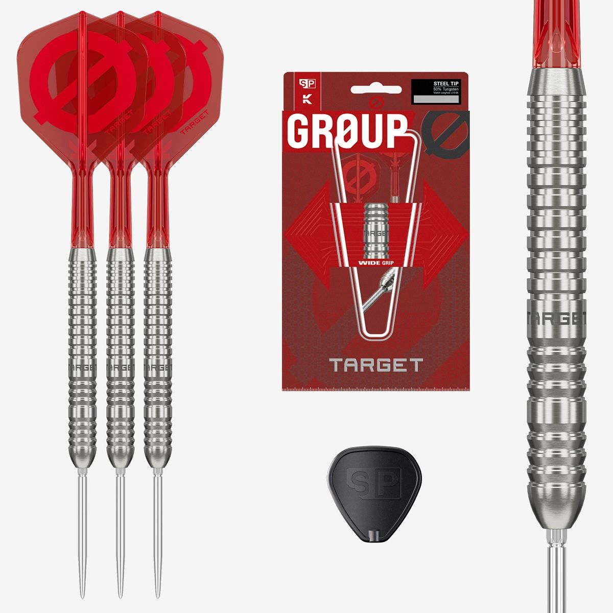 Target Group 03 SP 50% Steeldarts 22/24/26 Gramm Steeldarts