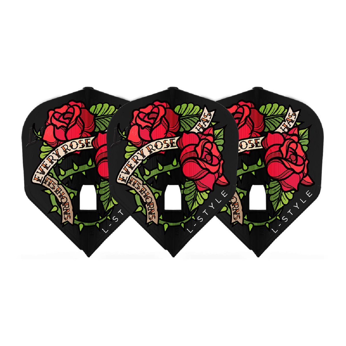 L-Style Champagne Flights Pro Kami Signature Lisa Ashton V1 Black L3 Shape Flights