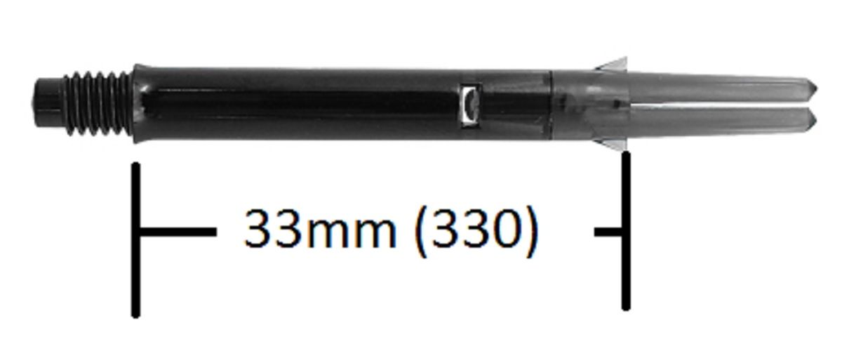 L-Style Dart Schafts Silent Straight Spinners Spin-Effekt Shafts