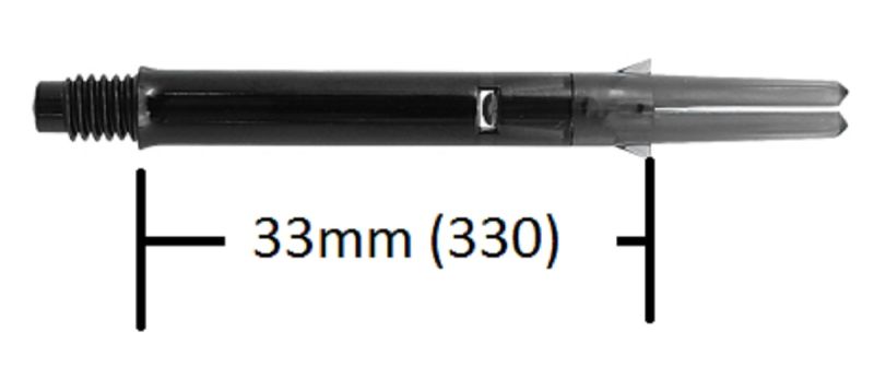 L-Style Dart Schafts Silent Straight Spinners Spin-Effekt Shafts
