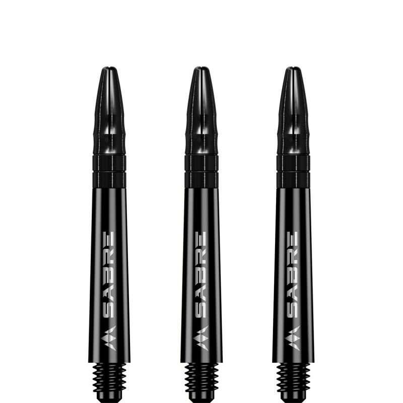 Mission Sabre Black Top Dart Shaft Shafts