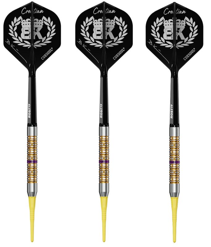 Cuesoul Boris Krcmar G1 95% Softdarts + Conversion Points No.5 15,5/19/21/23 Gramm Softdarts
