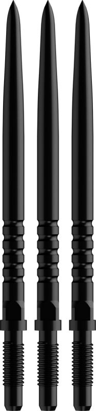 Bull´s CP Points Ringed Grip Black Steel Point Schwarz 32/36/40 mm Wechselspitzen