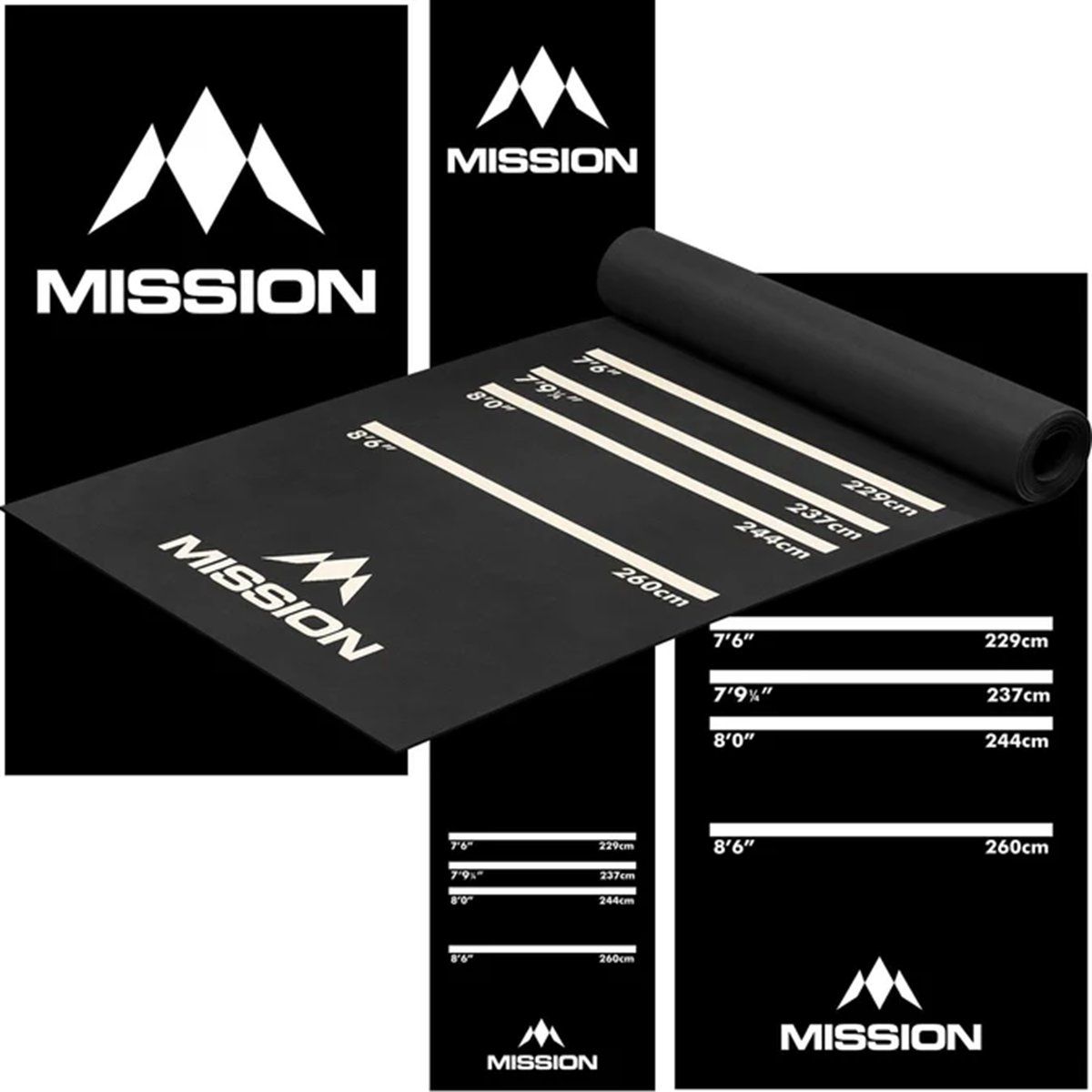 Mission Hevy Duty Dart Mat Dartmatte Gummi Dart Schutzmatte
