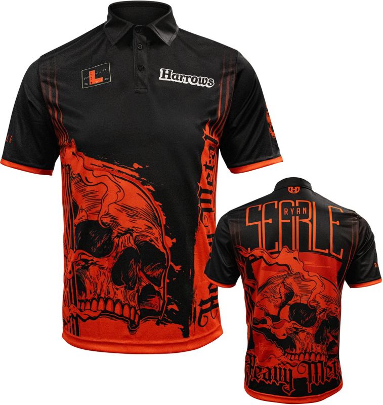 Harrows Ryan Searle Dart Shirt S/M/L/XL/XXL/3XL/4XL/5XL Shirts