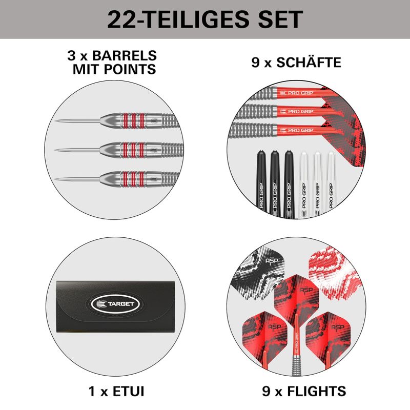Target Brass Nathan Aspinall Steeldarts 22 Gramm Steeldarts