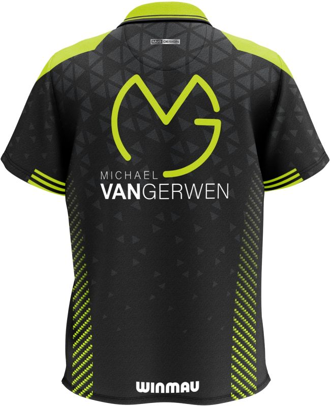 Winmau Dart Shirt Michael van Gerwen Stage Polo 2025 Shirts