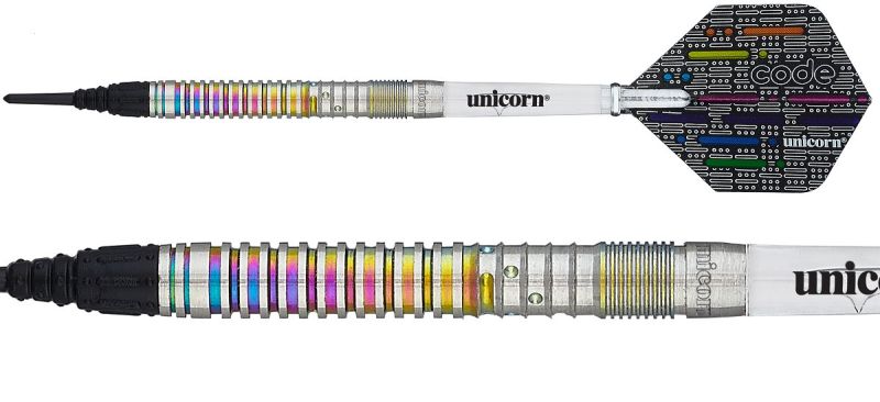 Unicorn Ian White Code 70% Tungsten Soft Dart Pfeile 18 Gramm Softdarts