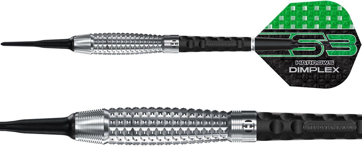 Harrows Dimplex S3 Bomb 90% Softdarts 18/20 Gramm Softdarts