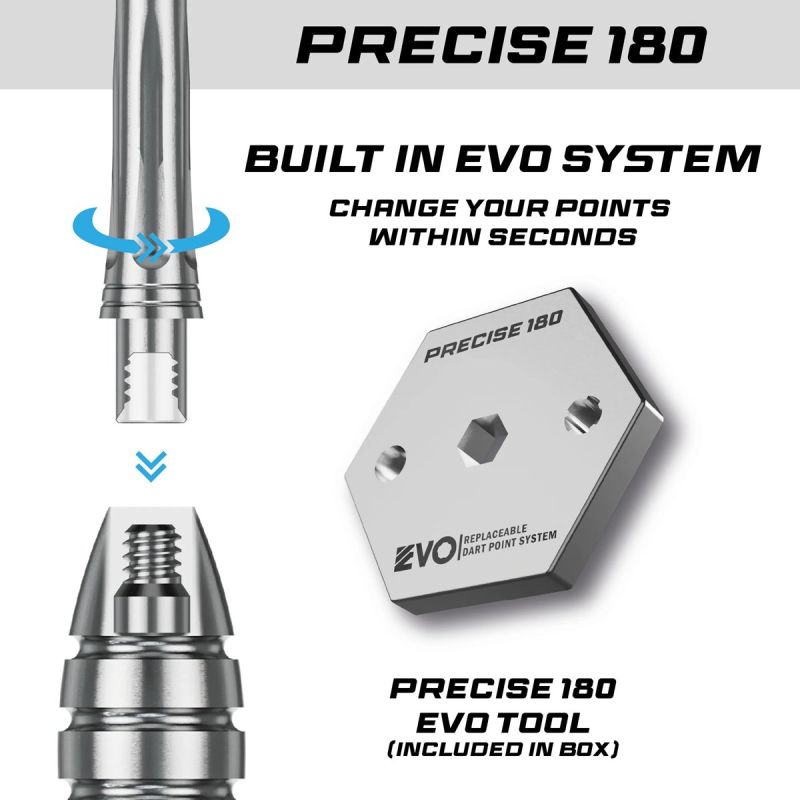Precise180 Endorphine 90/95% Steeldarts 23/25 Gramm Steeldarts