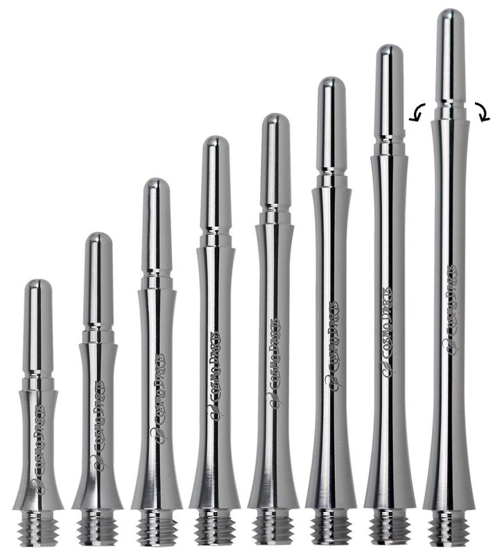 Cosmo Darts Fit Shaft Metal Super Duraluminium Slim Spinning Shafts