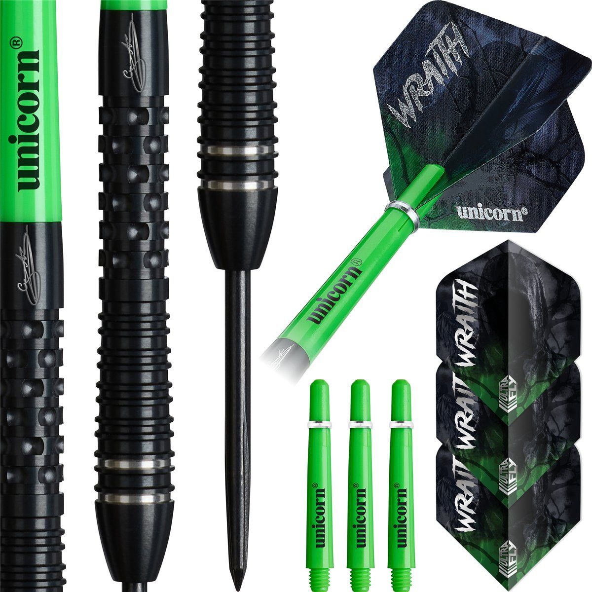 Unicorn Wraith Gary Anderson P6 90% Steeldarts 21/22/23/24/25 Gramm Steeldarts
