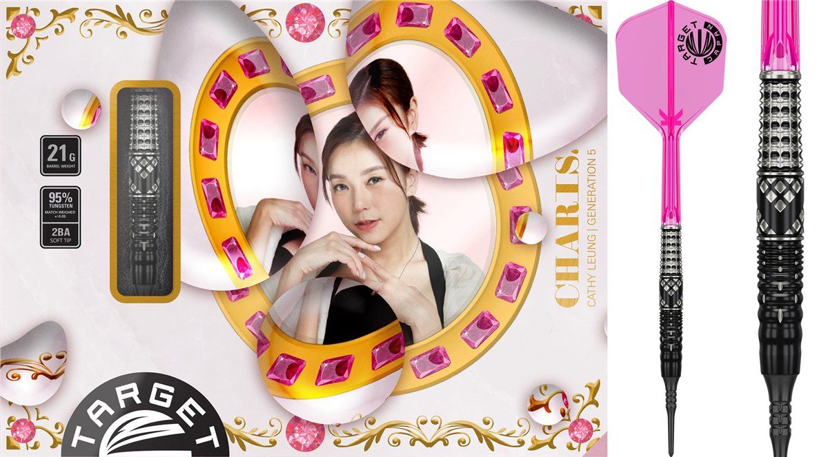 Target Cathy Leung Charis G5 MAX 95% 2BA Softdarts 21 Gramm Softdarts