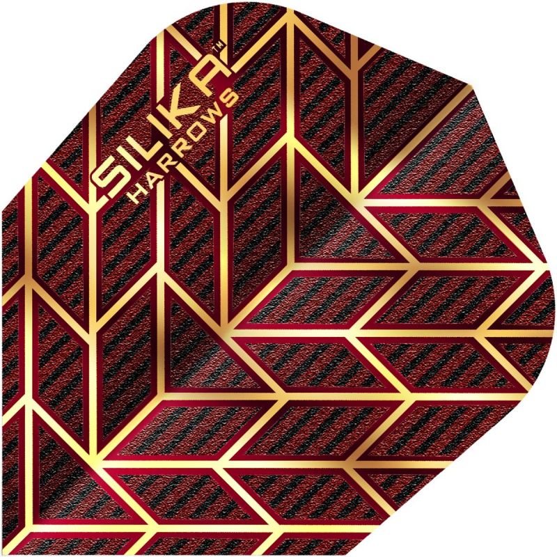 Harrows Silika Monarch Red Dart Flights No6 Flights