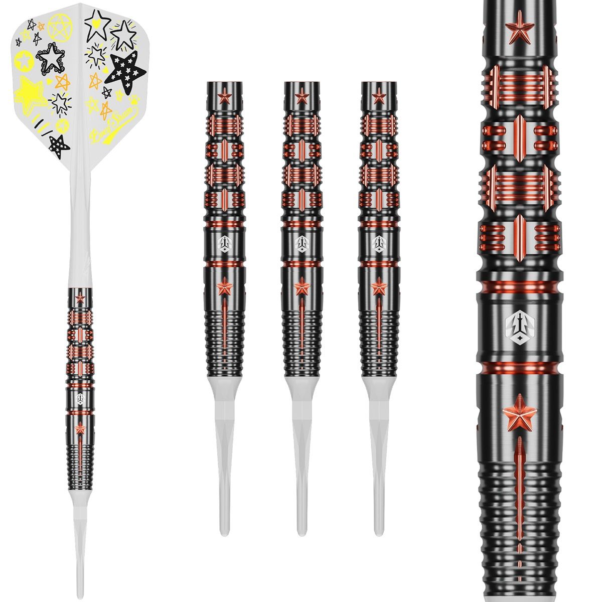 Caliburn Player Boey Sham 90% Softdarts 19 Gramm Softdarts