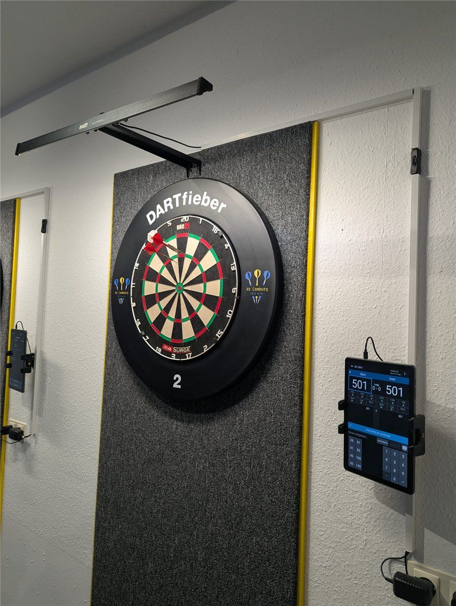 ONE80 Gladiator 4 Surge Dartboard Bristle Board
