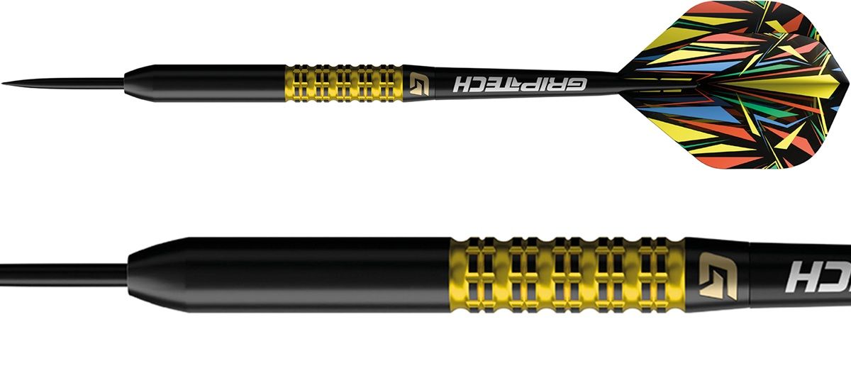 GOAT Athlete Yellow 90% Steeldarts 22/24/26 Gramm Steeldarts
