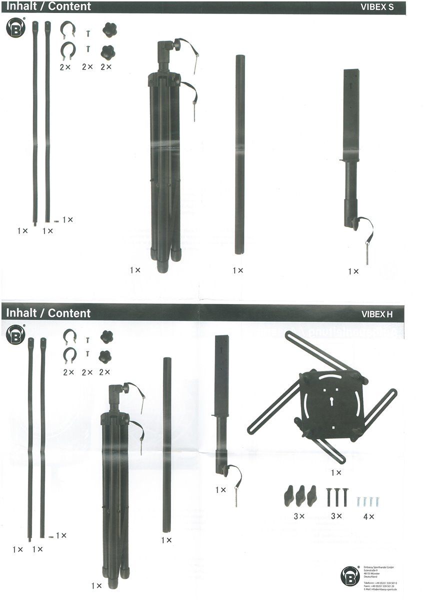 BEAZD Bull´s Vibex H Mobile Dartstand Ständer für Soft-/Steel-Dartboards Dartboard Ständer