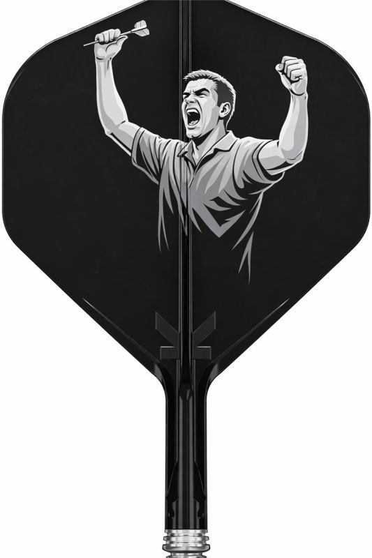 Target K-Shift Shaft/Flight eigenes Bild Logo Text personalisiert Standard No2 Shafts