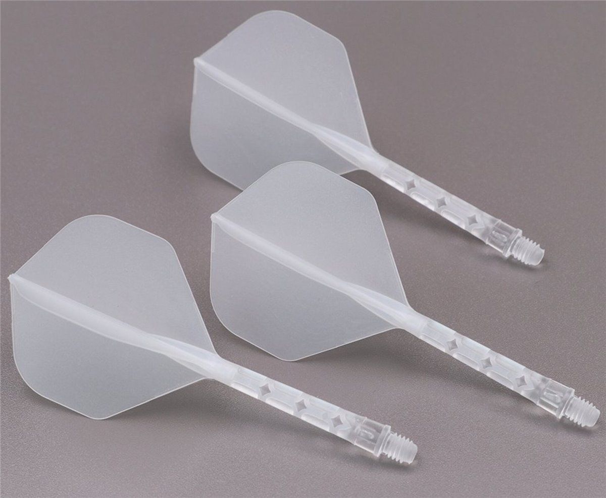 Cuesoul Dart Flight/Shaft ROST T19 Flight Transparent Standard Flights