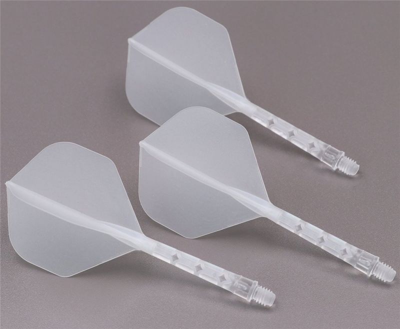 Cuesoul Dart Flight/Shaft ROST T19 Flight Transparent Standard Flights