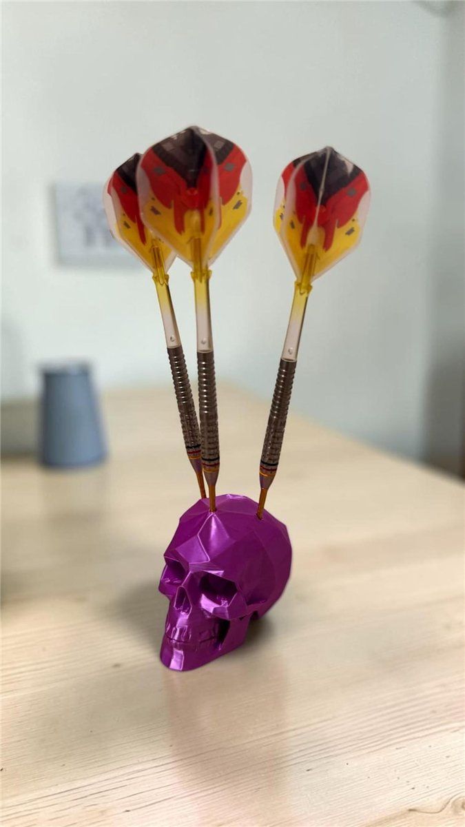Dart Halter für 1 Set Dart-Pfeile Totenkopf Dart Aufbewahrung