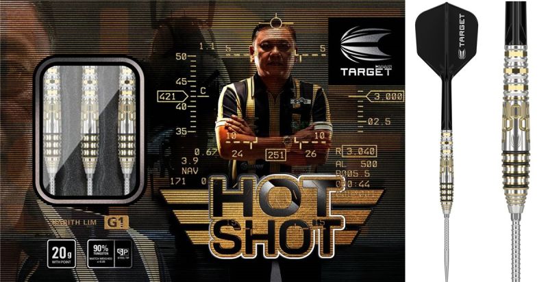 Target Harith Lim Prime Series Hot Shot Swiss Point 90% Steeldarts 20 Gramm Steeldarts