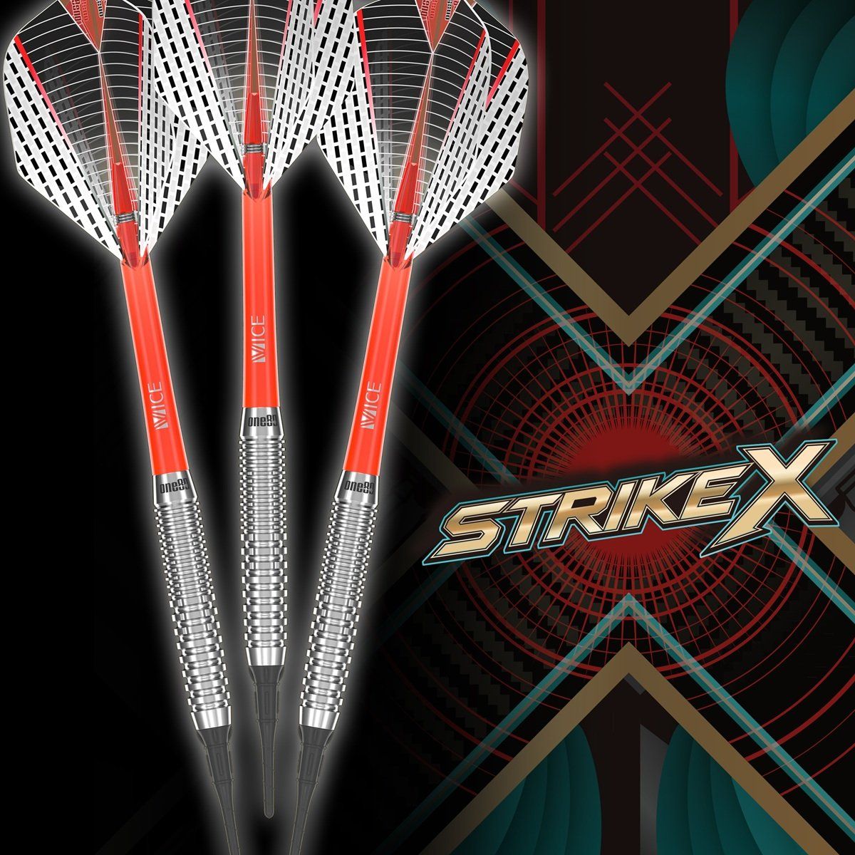 ONE80 Strike X SX04 90% Softdarts 18 Gramm Softdarts