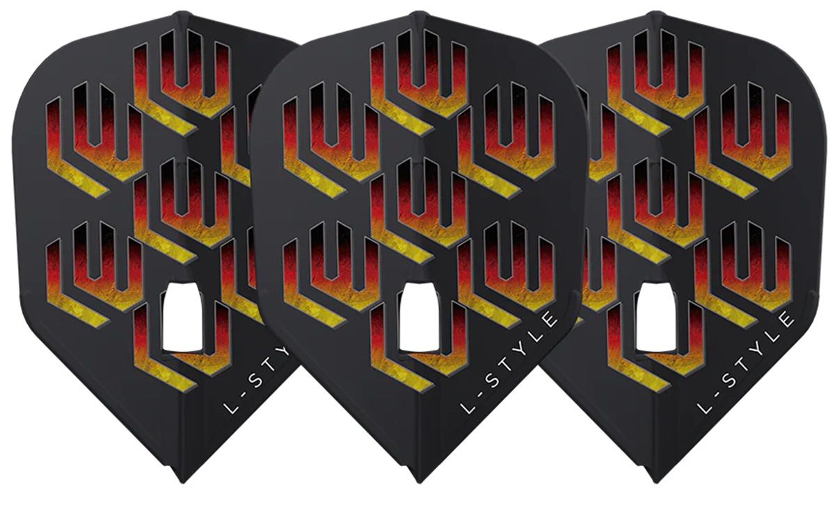 L-Style Champagne Flights Pro Lukas Wenig Black L3 Shape Flights