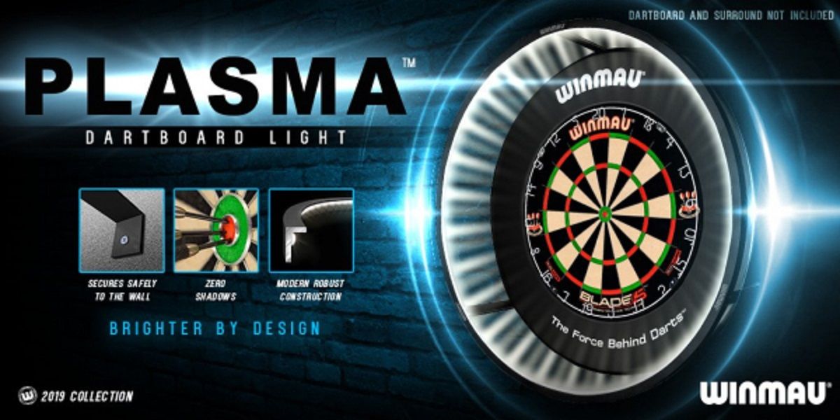 Winmau Plasma Dartboart Licht Dartboard Beleuchtung Boardzubehör