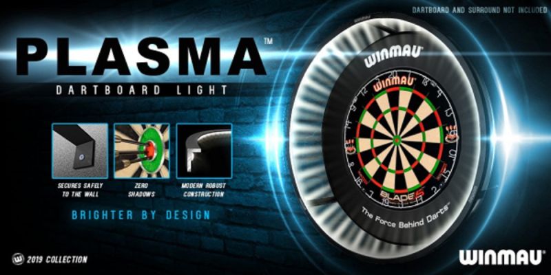 Winmau Plasma Dartboart Licht Dartboard Beleuchtung Boardzubehör