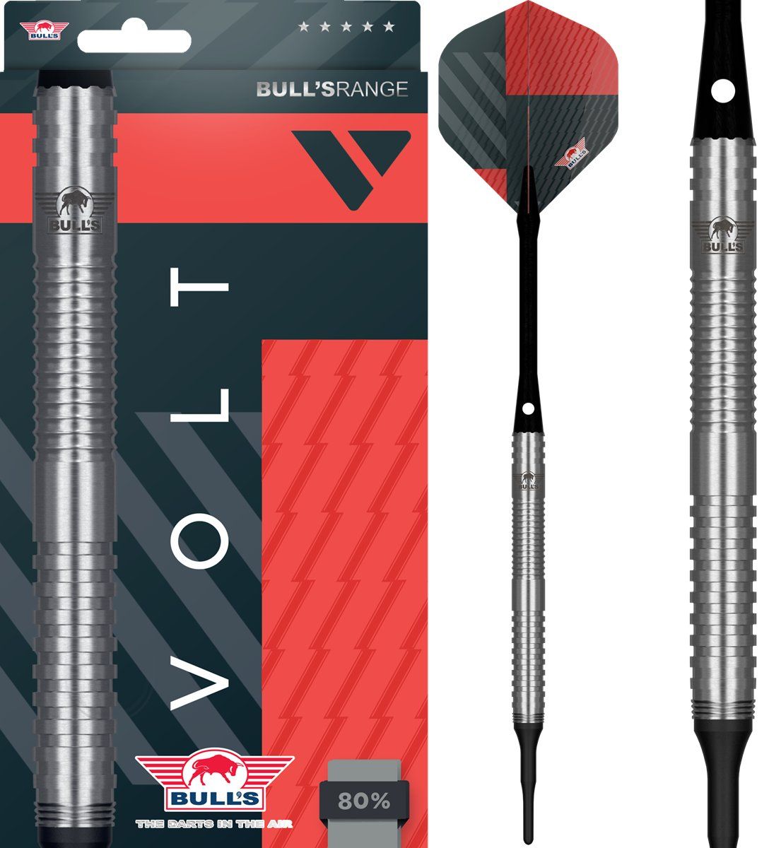 Bull´s Volt Red 80% Softdarts 21 Gramm Softdarts