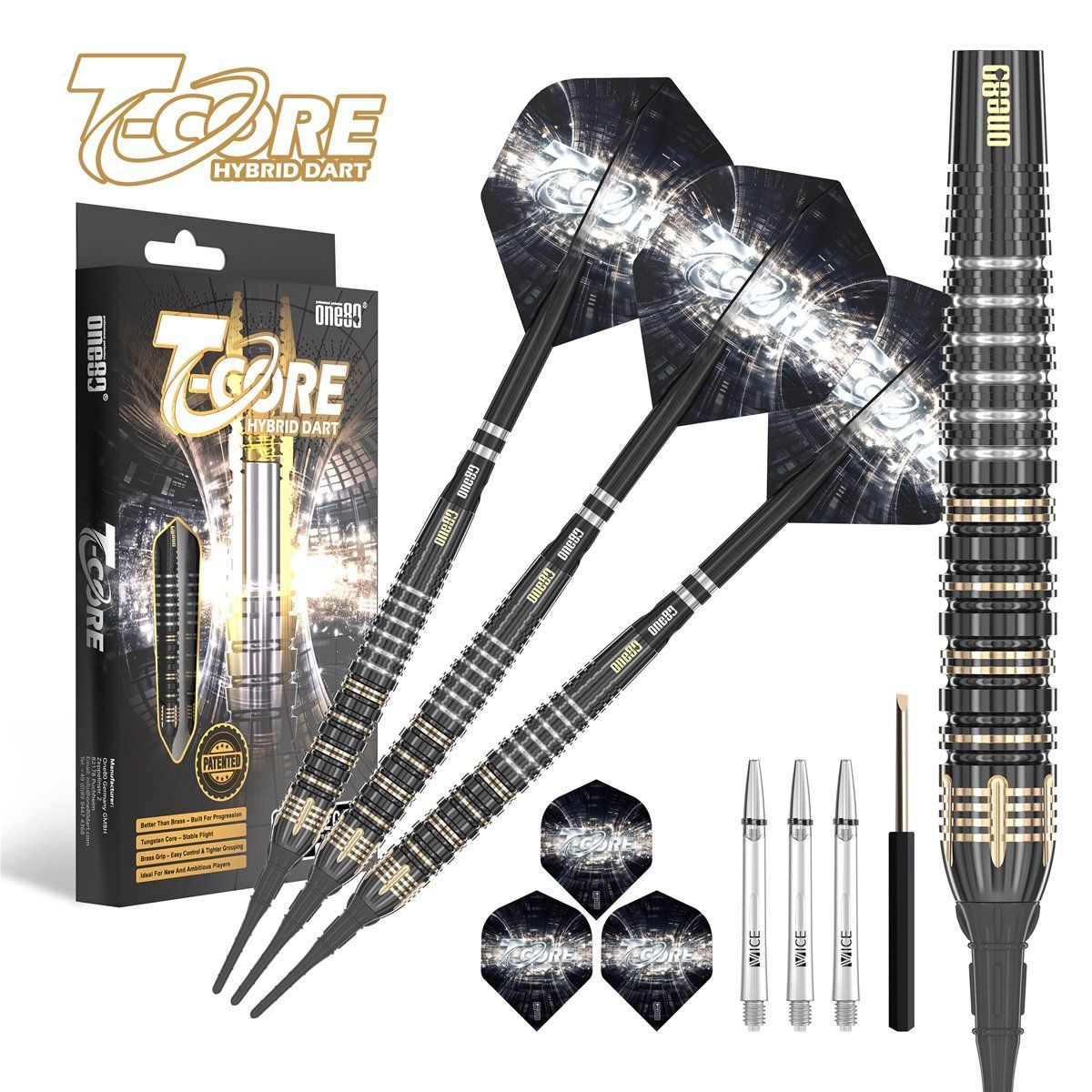 ONE80 T-Core TC3 Softdarts 20 Gramm Softdarts