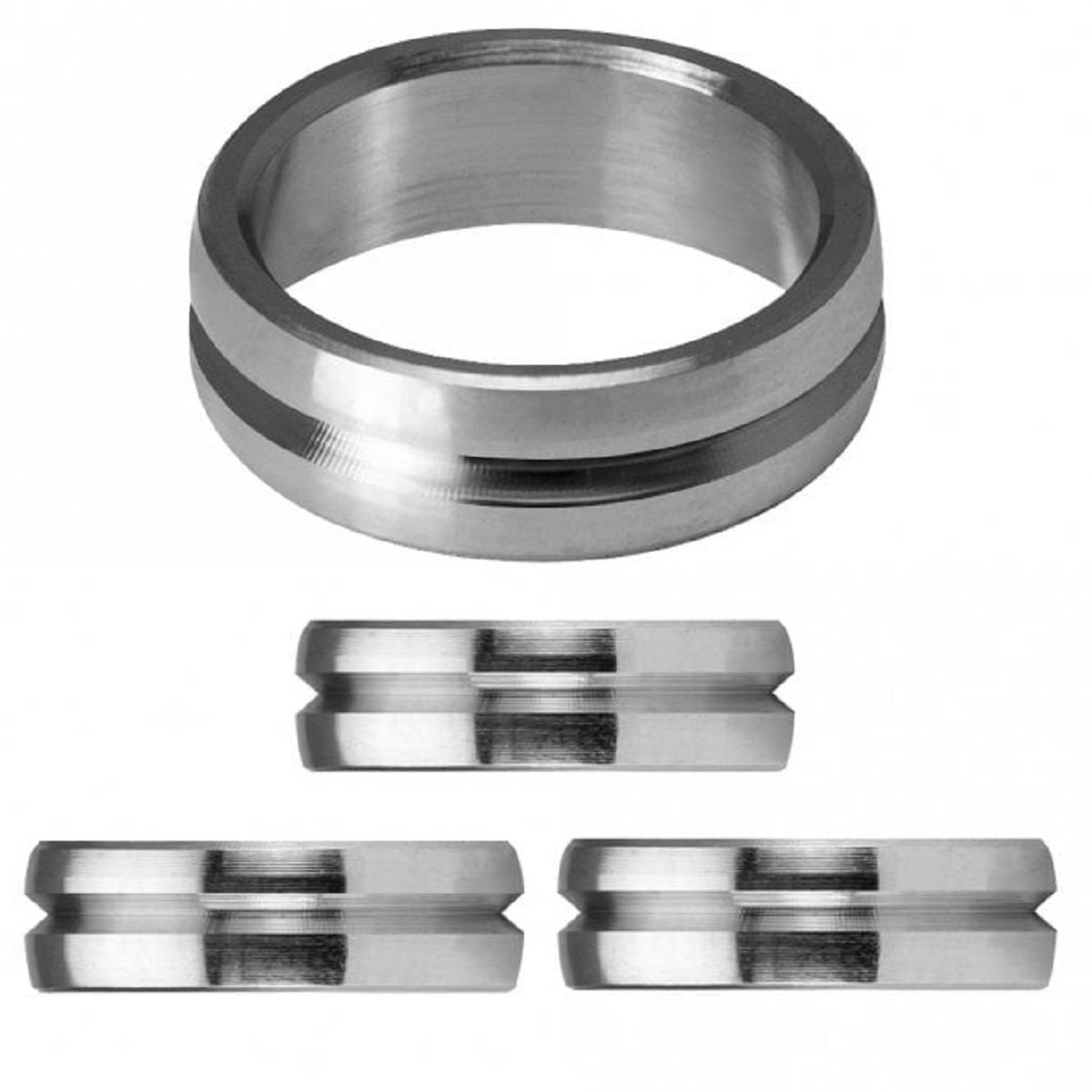 Mission F-Lock Shaft Rings Titanium silber Zubehör Shafts Ringe